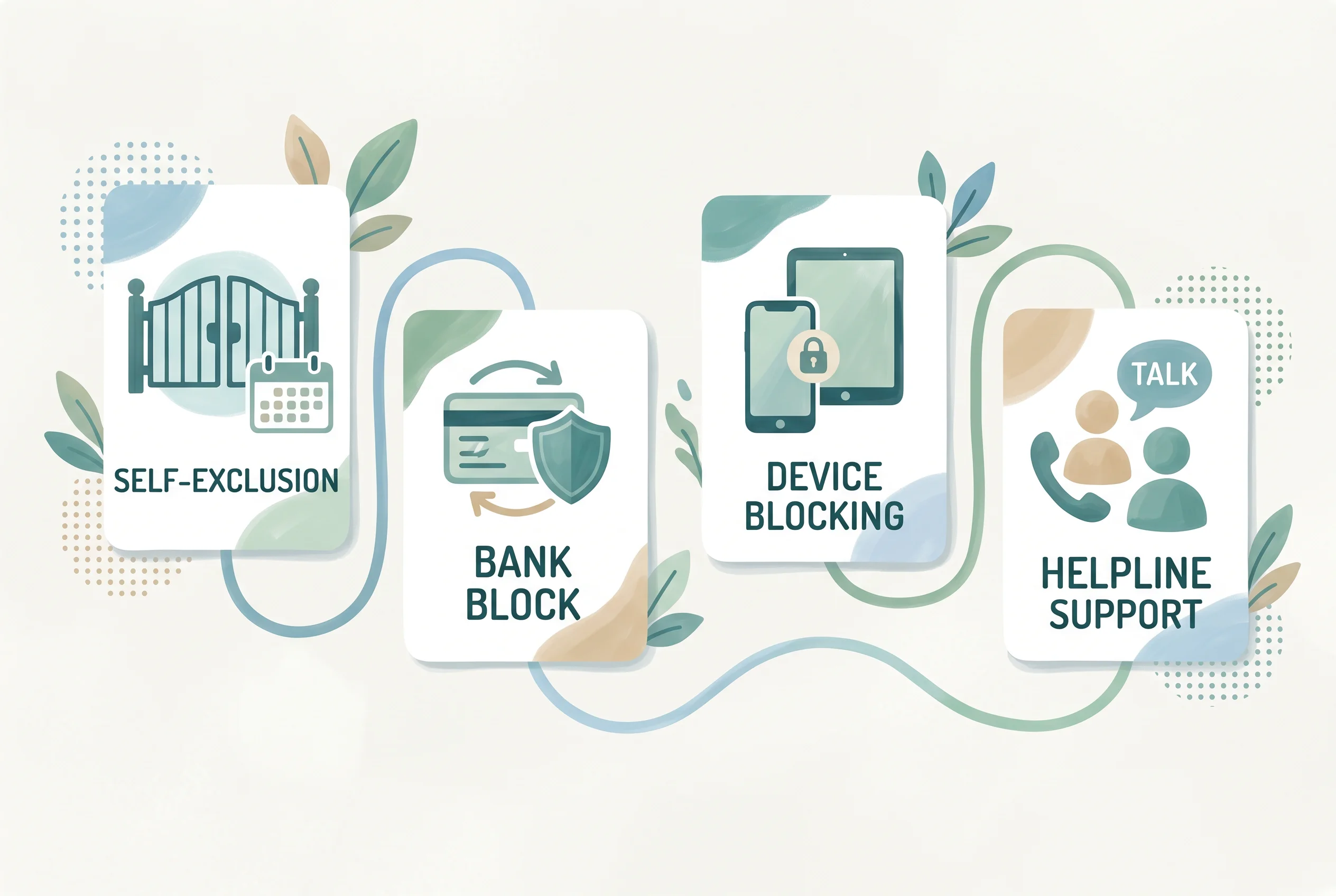 A calm map of GAMSTOP, bank blocks, device blocking and helpline support